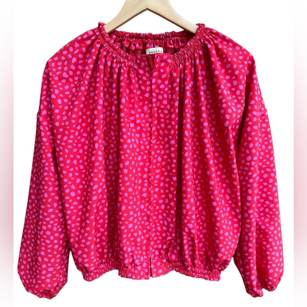 Brunna Co Norma Recycled Ruffle Jacket Size Small